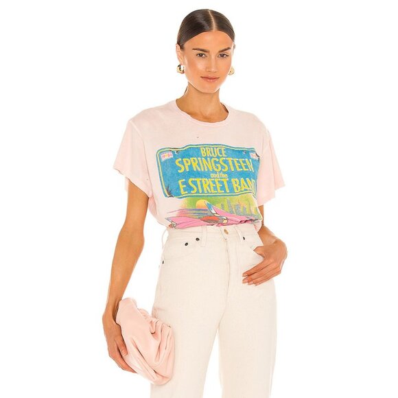 Madeworn Bruce Springsteen Tee in Pink - Picture 2 of 5